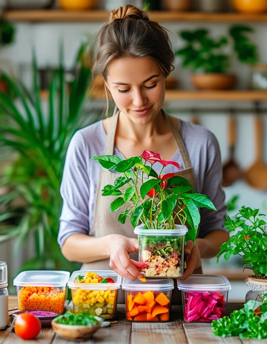 Plant-Based Meal Prep: The Batch-Cooking System for a Week of Effortless Plant Plates