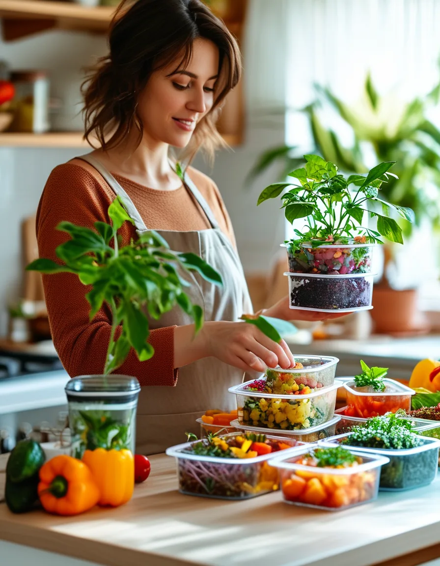 Plant-Based Meal Prep: The Batch-Cooking System for a Week of Effortless Plant Plates